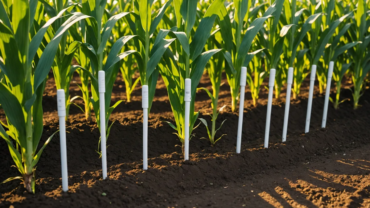 Dashboard of soil metrics for row-crop advice