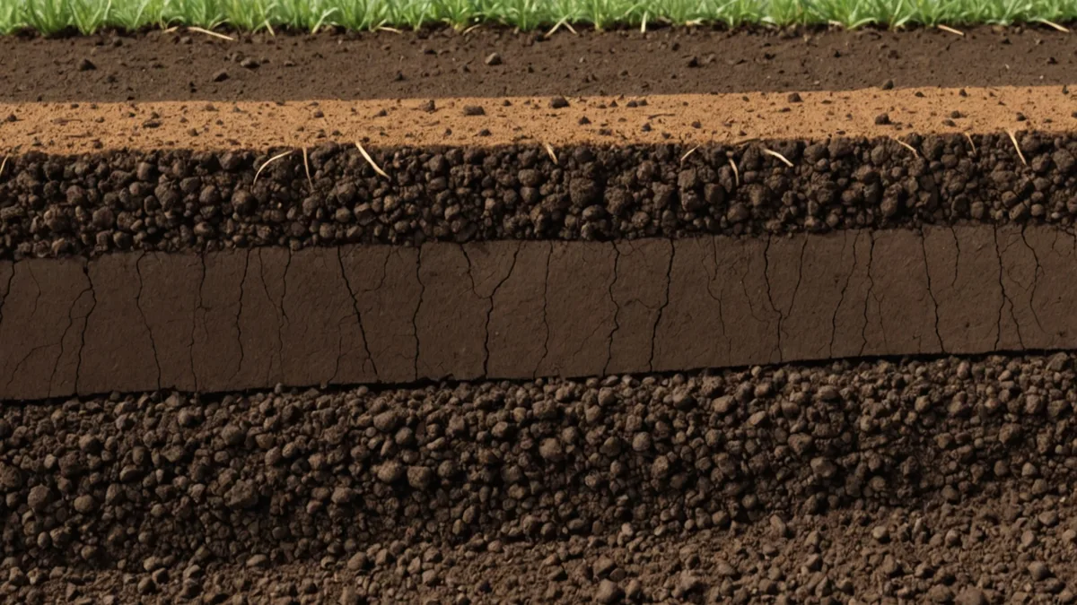 Soil EC map of compaction areas in a row-crop field