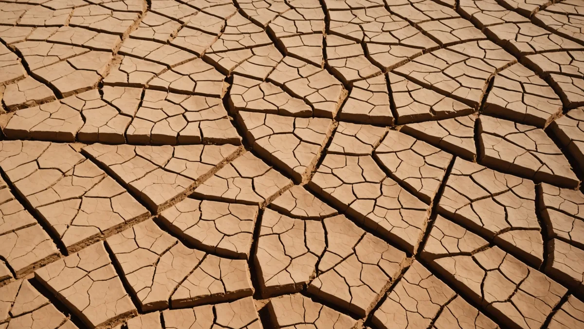 Soil profile diagram showing moisture at multiple depths during drought