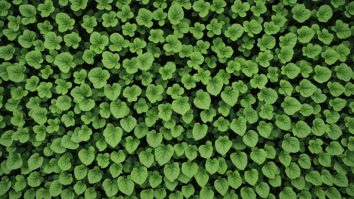 Soybean canopy satellite view at R3